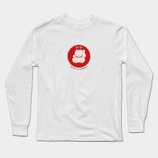 Purring Luck and Happiness - Lucky Cat Long Sleeve T-Shirt